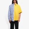Men”s Balenciaga SS21 Stripe Loose Sleeve Shirt 658850TIM369086