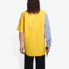 Men”s Balenciaga SS21 Stripe Loose Sleeve Shirt 658850TIM369086