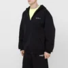 Men”s Balenciaga SS21 Zipper Long Sleeves Jacket Black 641659TIV551070