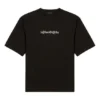 Men”s Balenciaga Symbolic Round Neck Alphabet Printing Short Sleeve Black 620969TIV501070