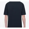 Men”s Balenciaga Top Model Retro Knit Slim Fit Short Sleeve Black 612966TIV821000