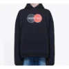 Men”s Balenciaga Uniform Plush Loose Classic Black 620973TIV801000