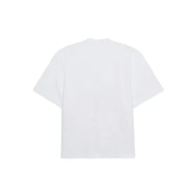 Men”s Balenciaga Word Printing Round Neck Pullover Short Sleeve White 641614TJVI39040 Men”s Balenciaga Word Printing Round Neck Pullover Short Sleeve White 641614TJVI39040