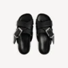Men’s belt mule in black Men’s belt mule in black
