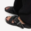 Men’s belt mule in black Men’s belt mule in black