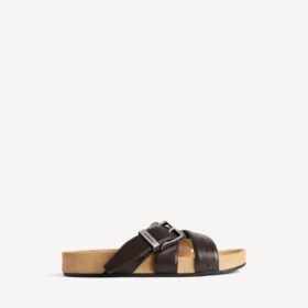 Men’s belt mule in moka