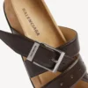 Men’s belt mule in moka Men’s belt mule in moka
