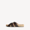Men’s belt mule in moka Men’s belt mule in moka