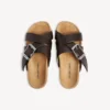 Men’s belt mule in moka Men’s belt mule in moka