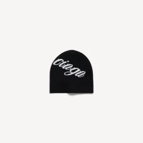 Men’s big b beanie in black/white