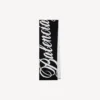 Men’s big b scarf in black/white