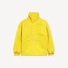 Men’s bodies half-zip jacket in yellow