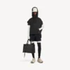 Men’s bodies sleeveless regular fit hoodie in black Men’s bodies sleeveless regular fit hoodie in black
