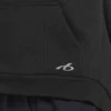 Men’s bodies sleeveless regular fit hoodie in black Men’s bodies sleeveless regular fit hoodie in black