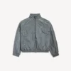 Men’s bodies tracksuit jacket in elephant grey