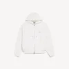 Men’s bodies zip-up hoodie in white Men’s bodies zip-up hoodie in white