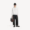 Men’s bodies zip-up hoodie in white Men’s bodies zip-up hoodie in white