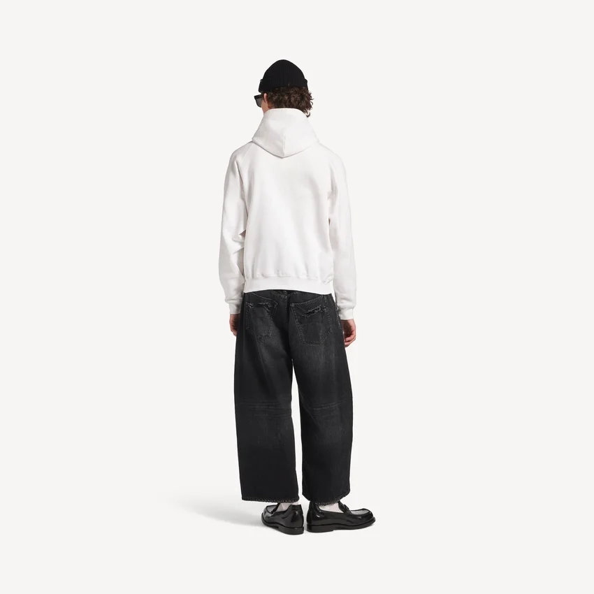Men’s bodies zip-up hoodie in white Men’s bodies zip-up hoodie in white