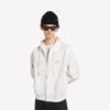 Men’s bodies zip-up hoodie in white Men’s bodies zip-up hoodie in white