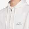 Men’s bodies zip-up hoodie in white Men’s bodies zip-up hoodie in white