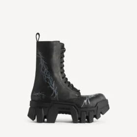 Men’s bulldozer lace-up bootie in black