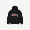 Men’s bumper stickers medium fit hoodie in black Men’s bumper stickers medium fit hoodie in black