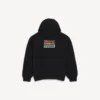 Men’s bumper stickers medium fit hoodie in black Men’s bumper stickers medium fit hoodie in black