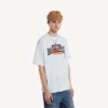 Men’s bumper stickers medium fit t-shirt in white Men’s bumper stickers medium fit t-shirt in white