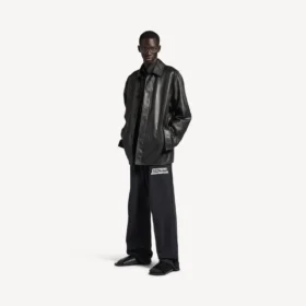 Men’s carcoat jacket in black
