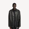 Men’s carcoat jacket in black