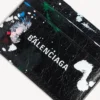 Men’s cash card holder in black/multicolor Men’s cash card holder in black/multicolor