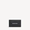 Men’s cash keycase with split ring in black