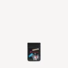 Men’s cash magnet card holder in black/multicolor