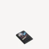 Men’s cash magnet card holder in black/multicolor