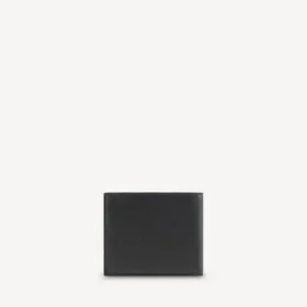 Men’s cash square folded coin wallet in black