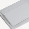 Men’s cash square folded coin wallet in light grey