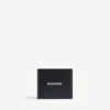 Men’s cash square folded wallet in black/white