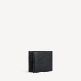 Men’s cash square folded wallet in black/white
