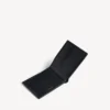 Men’s cash square folded wallet in black/white