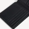 Men’s cash square folded wallet in black/white