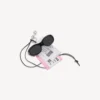 Men’s charm/keychain train ticket in white/black/pink Men’s charm/keychain train ticket in white/black/pink