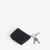 Men’s charm zipped pouch in black Men’s charm zipped pouch in black