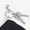 Men’s charm zipped pouch in black Men’s charm zipped pouch in black