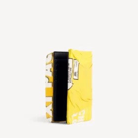 Men’s chips passport holder in yellow