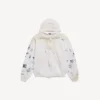 Men’s classic ink zip-up hoodie in white Men’s classic ink zip-up hoodie in white