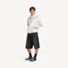 Men’s classic ink zip-up hoodie in white Men’s classic ink zip-up hoodie in white