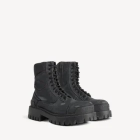 Men’s combat strike boot in black