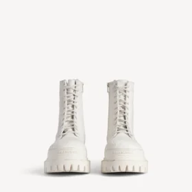 Men’s combat strike boot in white