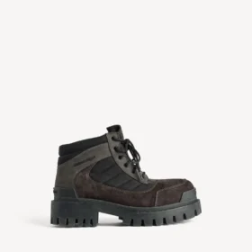 Men’s combat strike low boot in brown/black