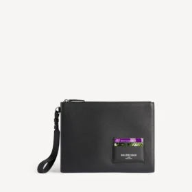 Men’s credit pouch in black